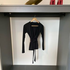 Topshop wrap around top